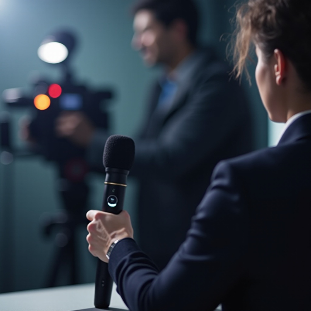 drahtloses Mikrofon für Videoaufnahmen
