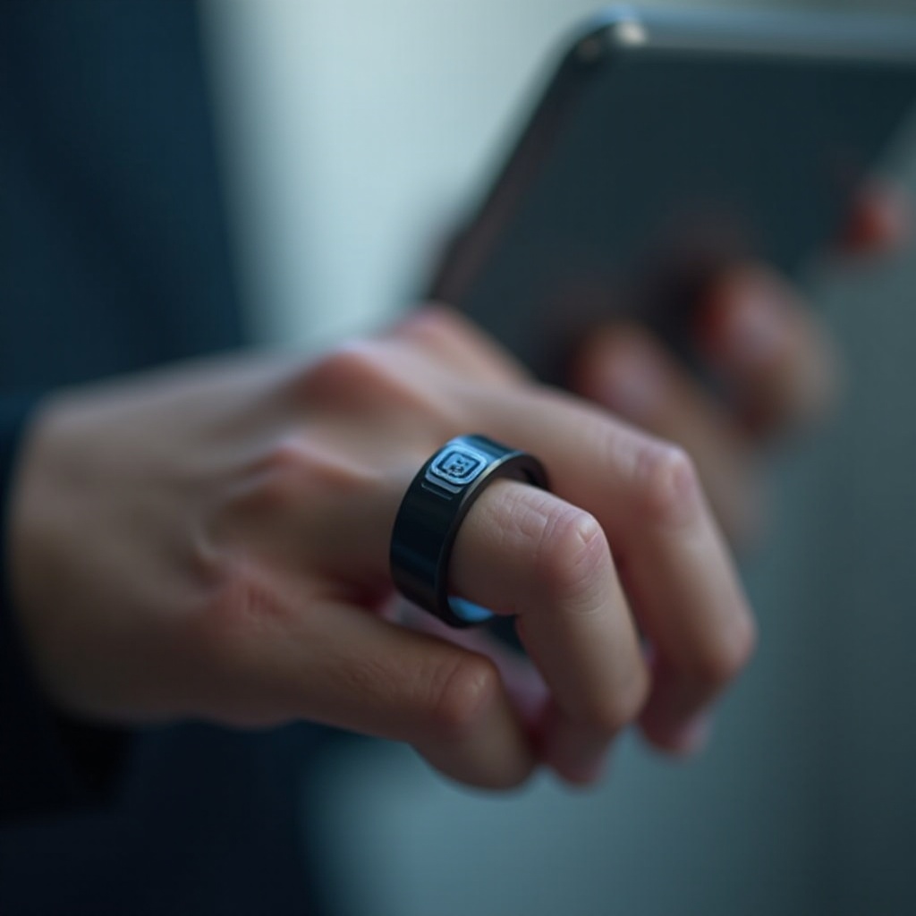 smarter Ring mit Blutdruck