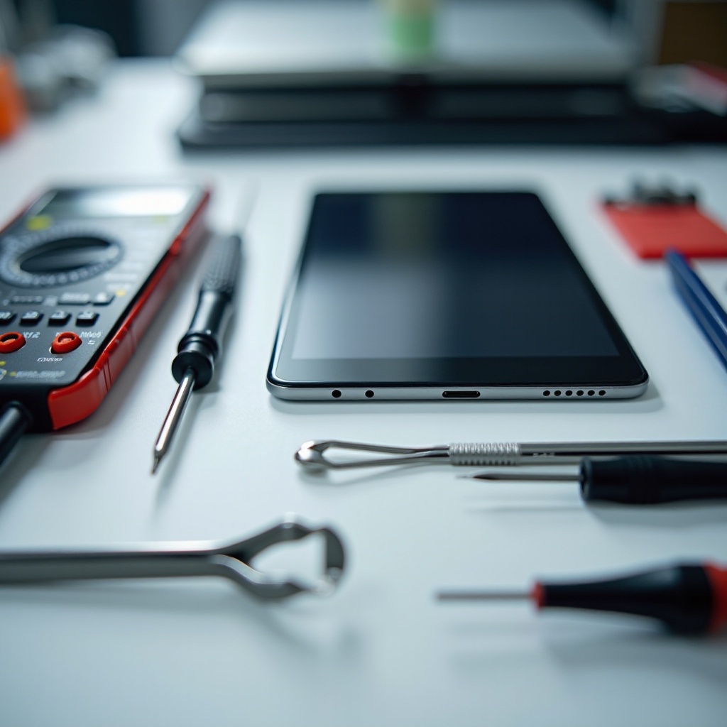 outils et équipement pour réparer les tablettes et les smartphones