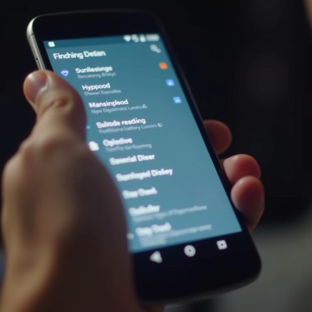 comment réparer un écran qui scintille sur Android