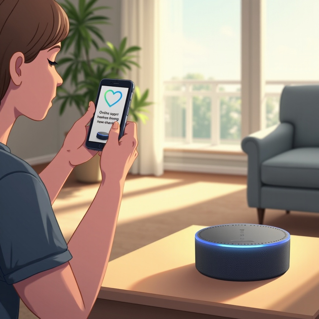 Echo Dot Einrichtungsmodus