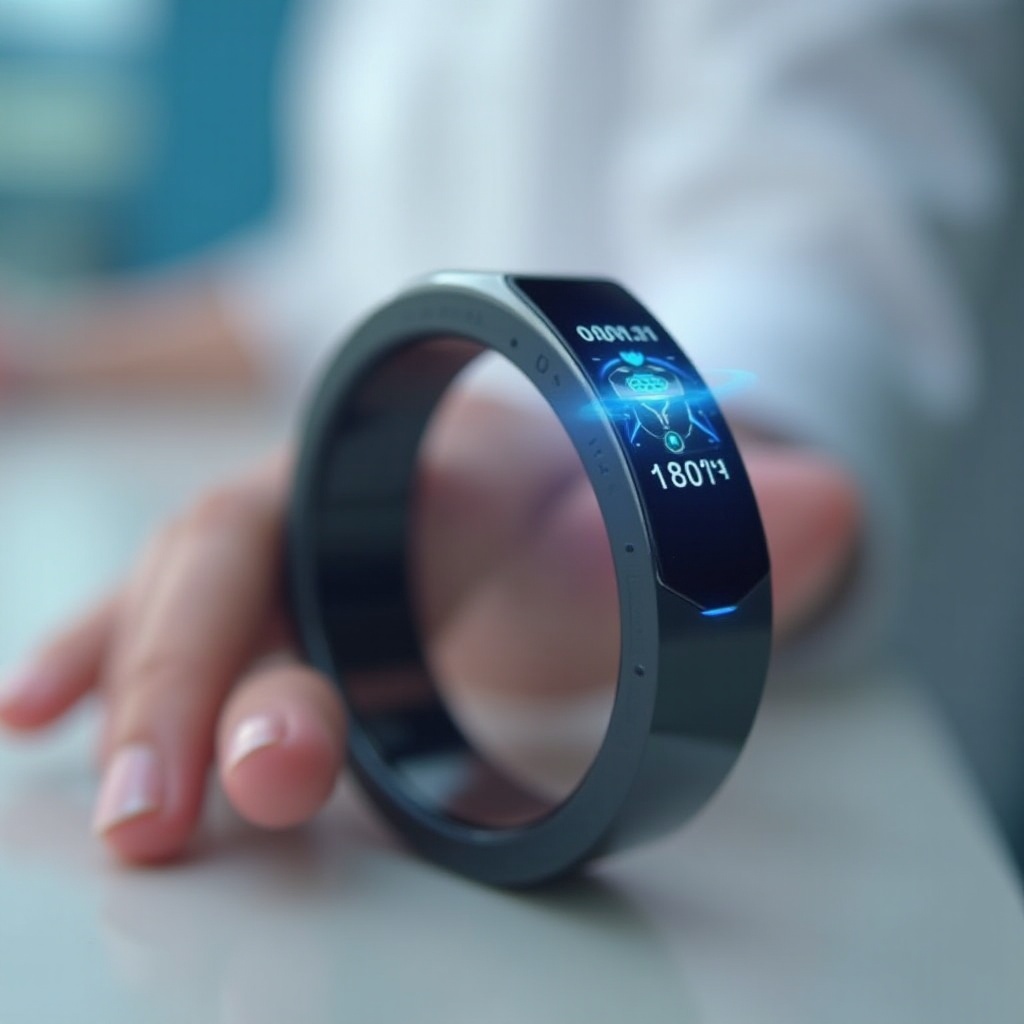 anello intelligente con pressione sanguigna