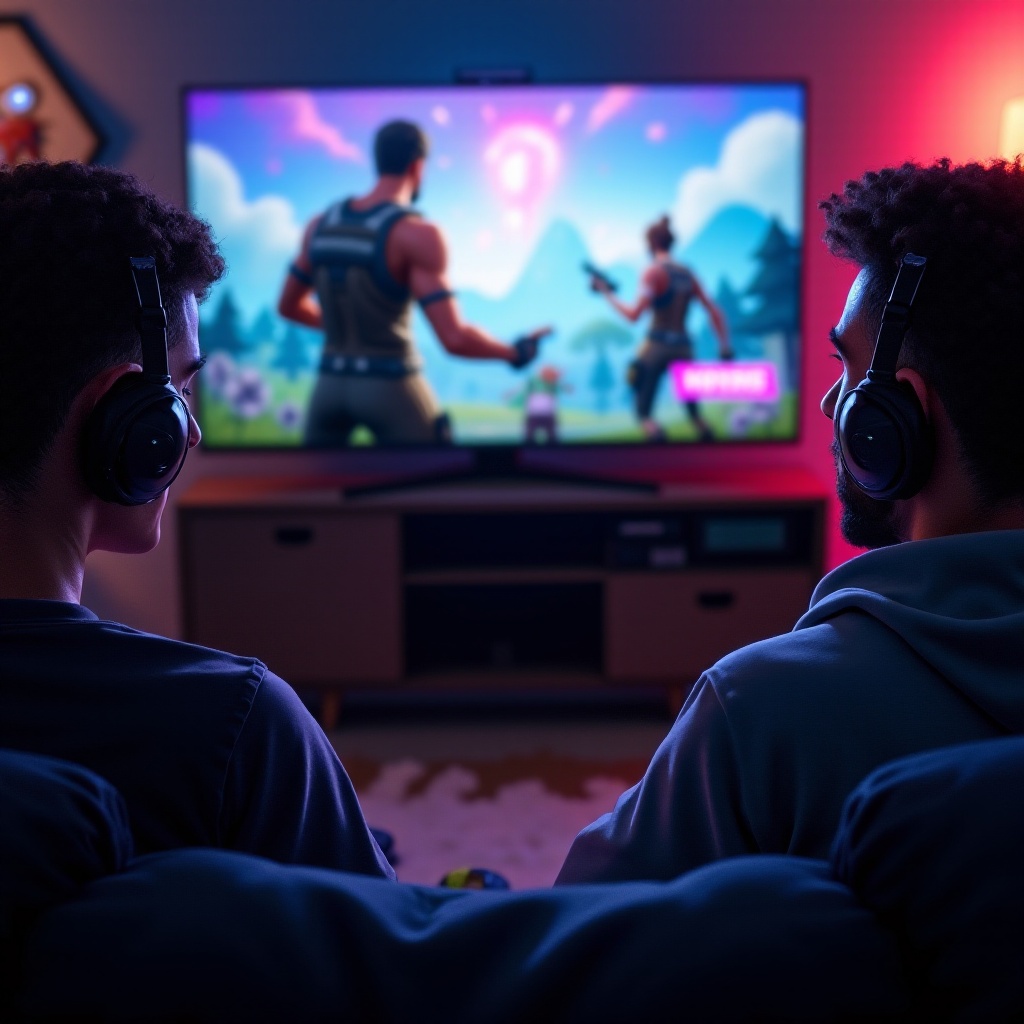 شاشة مقسمة فورتنايت إكس بوكس ون