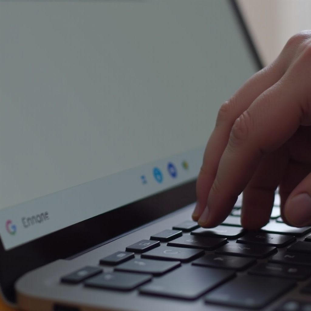 remover ícone da linha superior da barra de tarefas do Chromebook