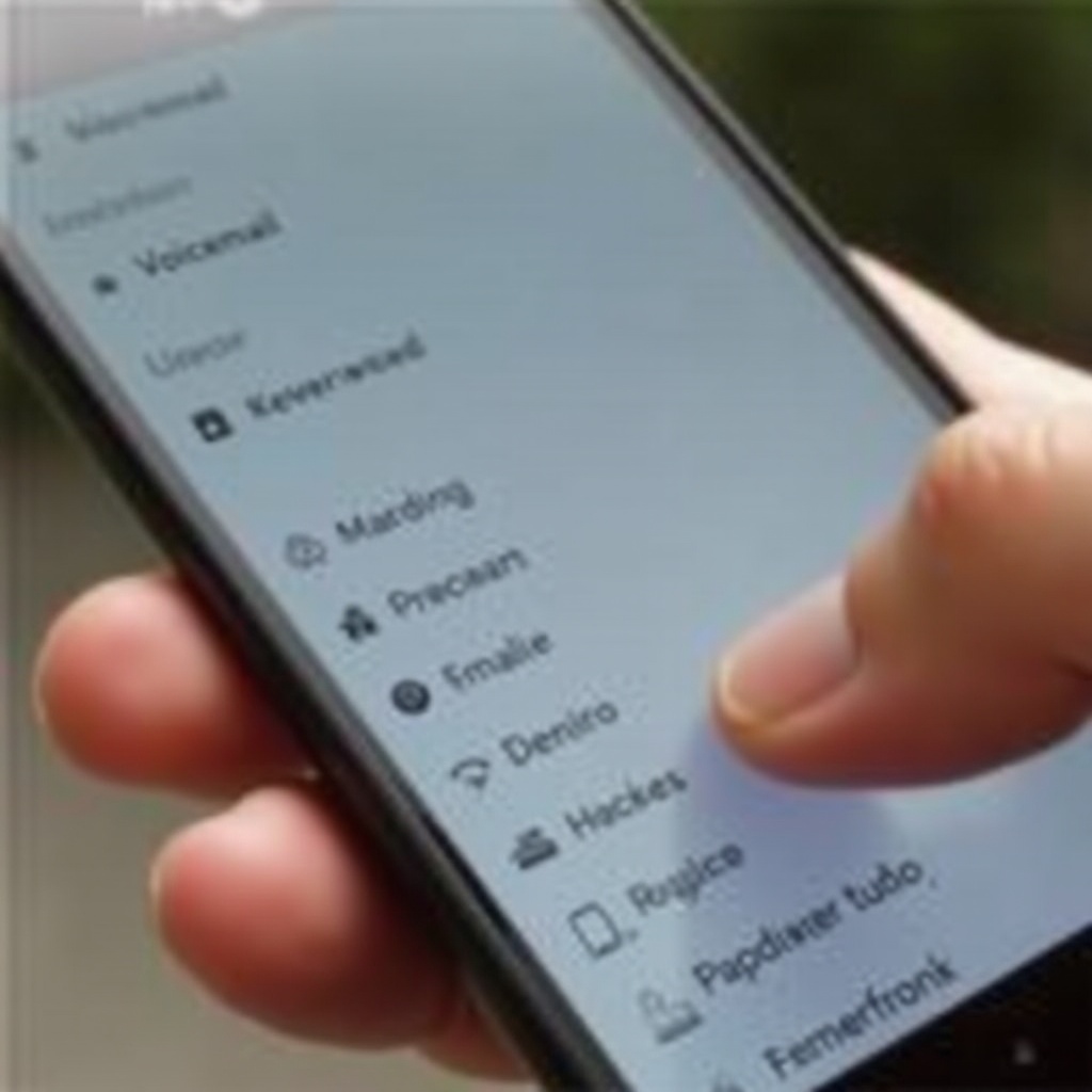 come reimpostare la password della segreteria telefonica su Android