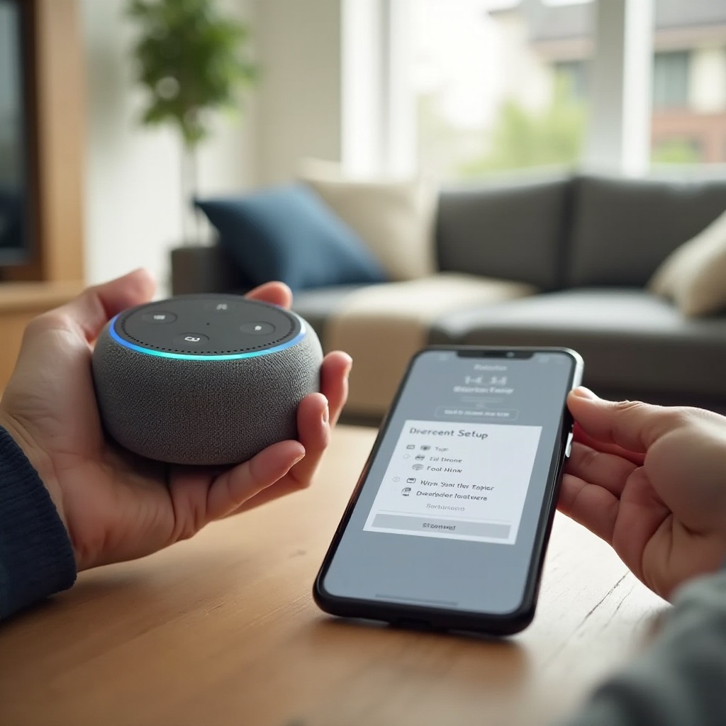 modo de configuração do echo dot
