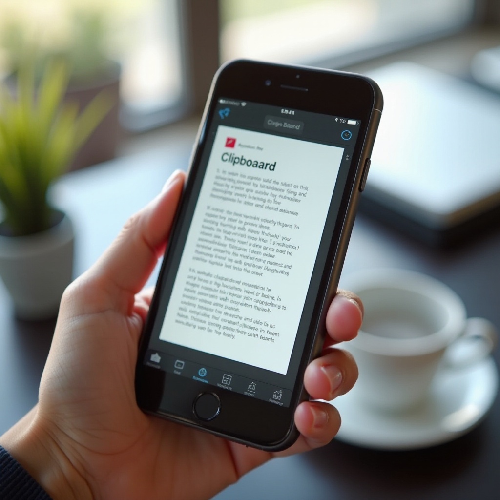 cómo ver el portapapeles en el iphone