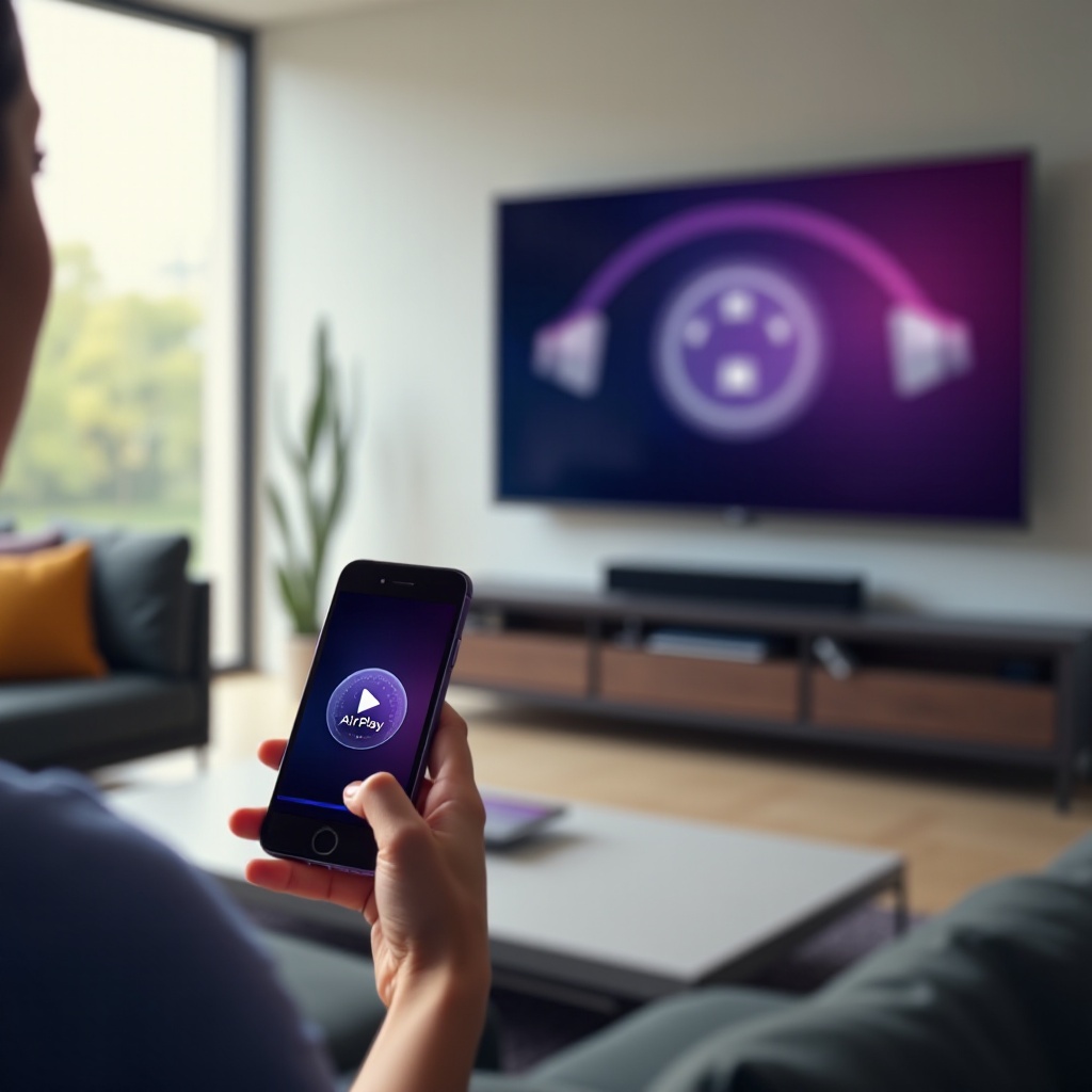 como usar AirPlay na Roku TV a partir do iPhone