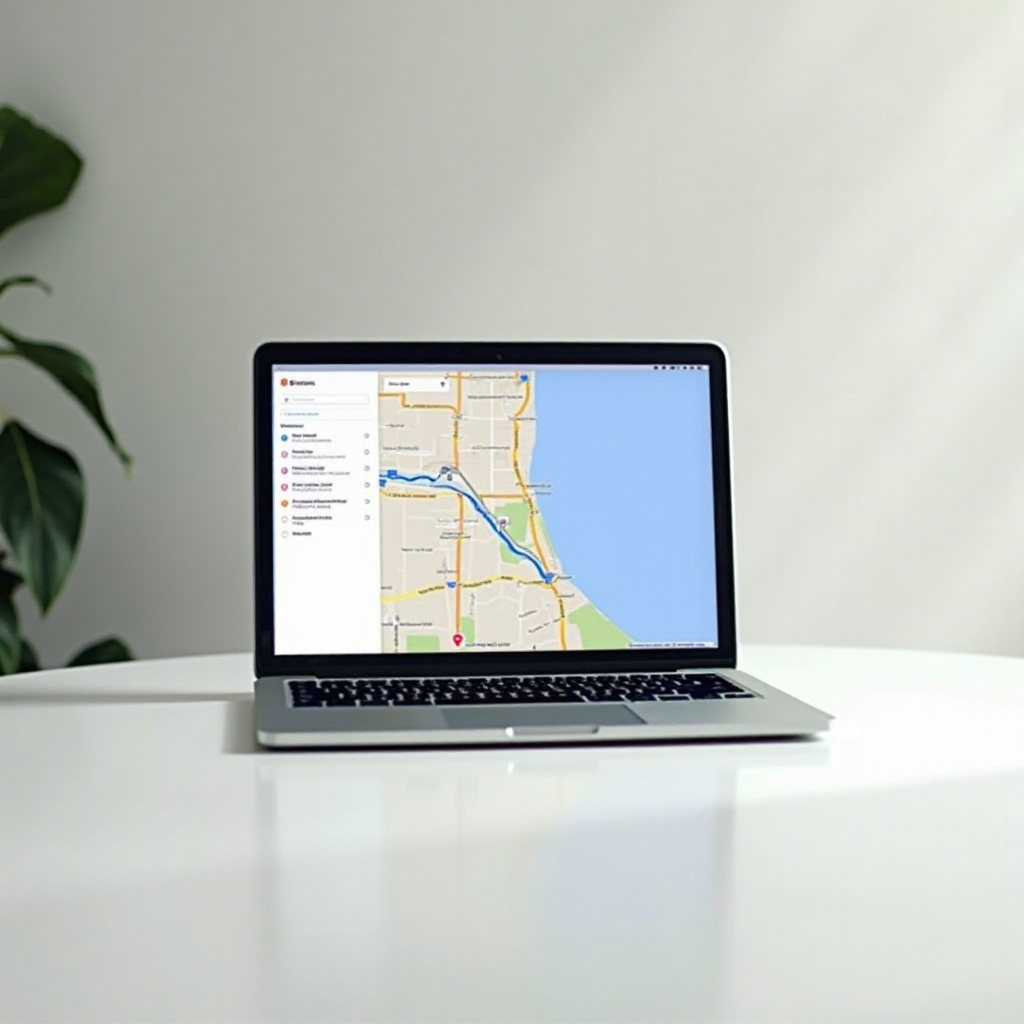 Google Maps è un'app sul MacBook
