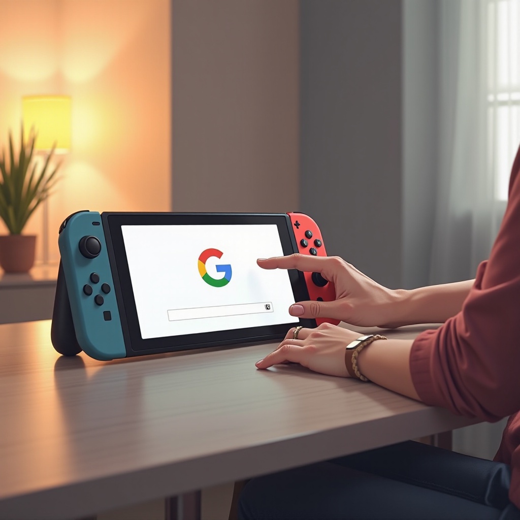 comment utiliser google sur switch