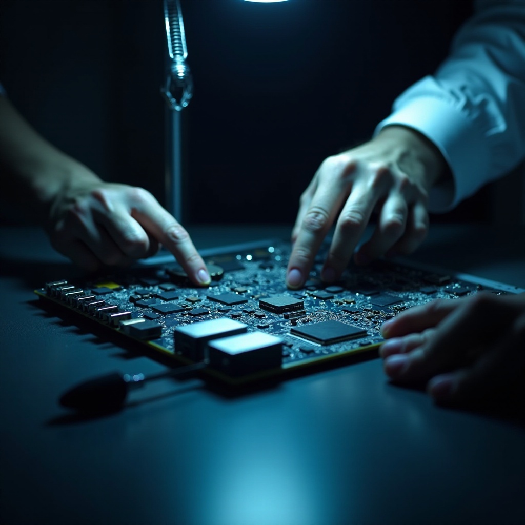 diagnóstico da nova placa-mãe do laptop