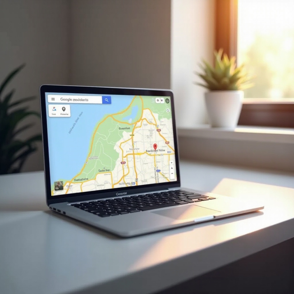 a google maps alkalmazás a macbookon
