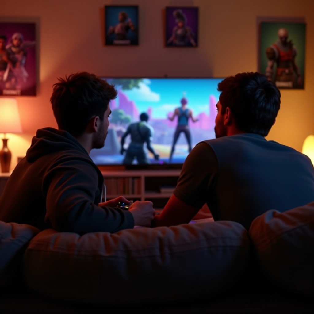 osztott képernyő fortnite xbox one