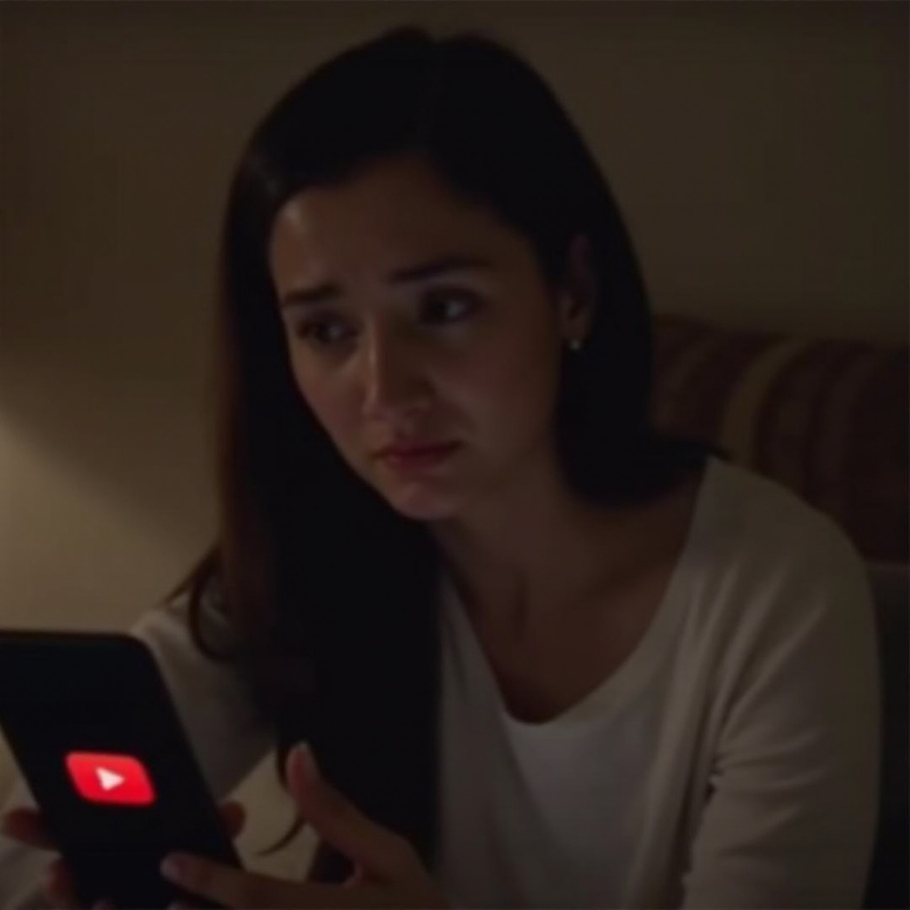 cómo arreglar la pantalla negra de youtube en el teléfono