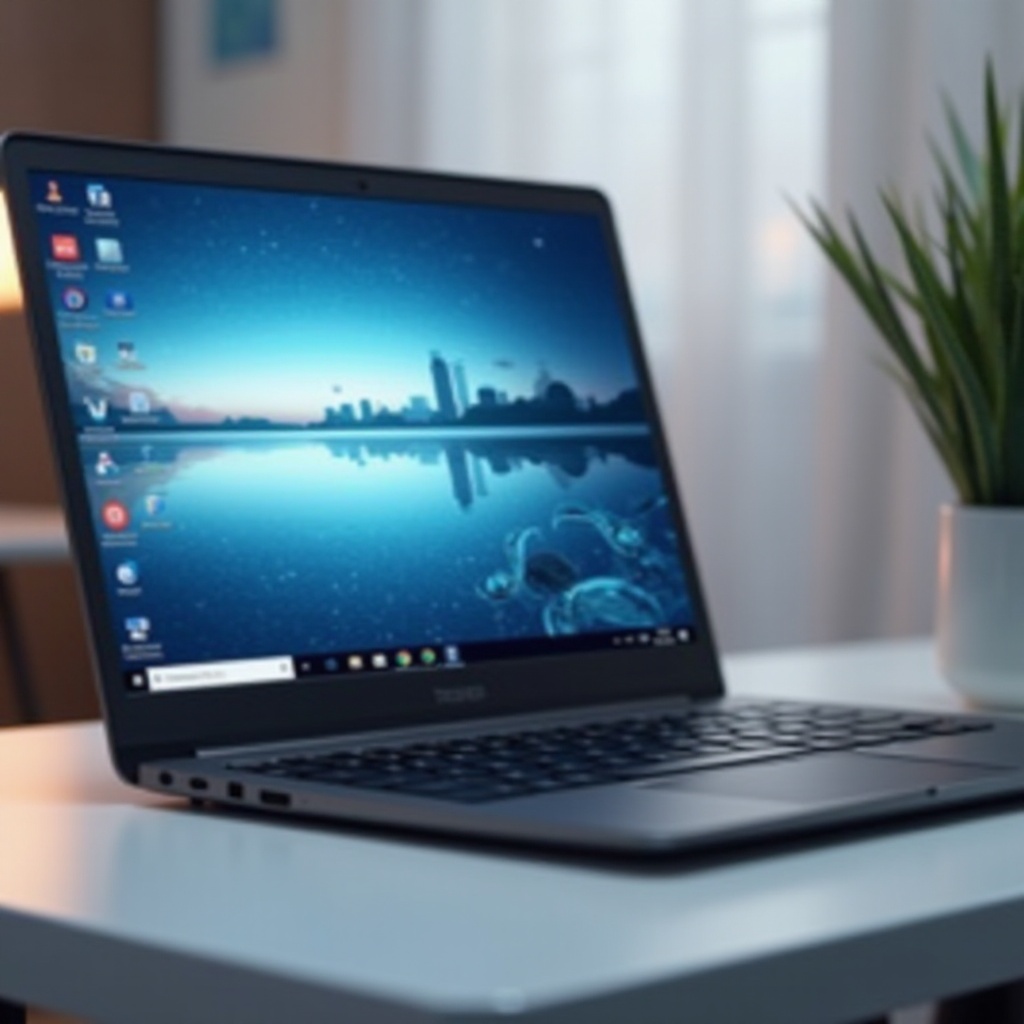 Toshiba-Laptop mit Touchscreen