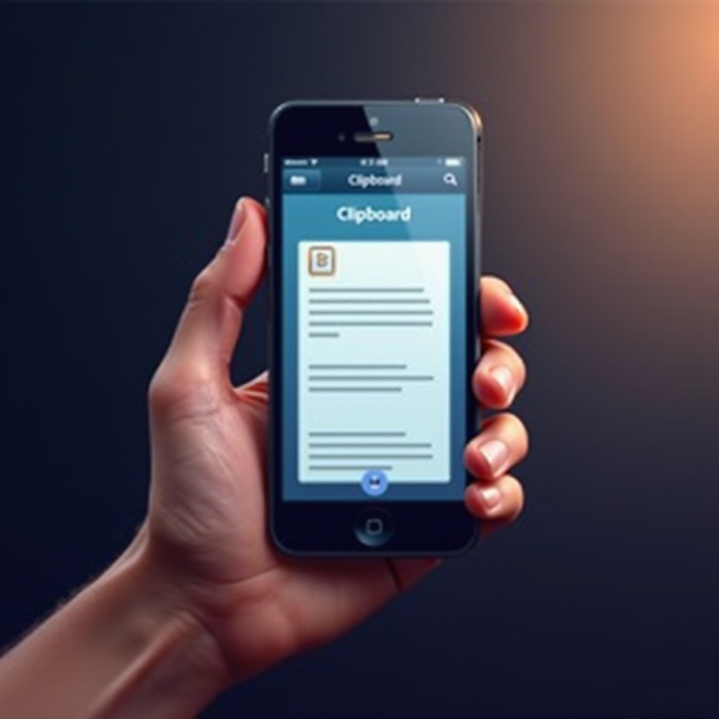 comment afficher le presse-papiers sur iphone