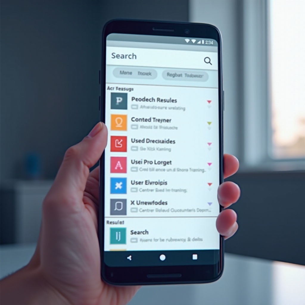 comment contrôler f sur Android