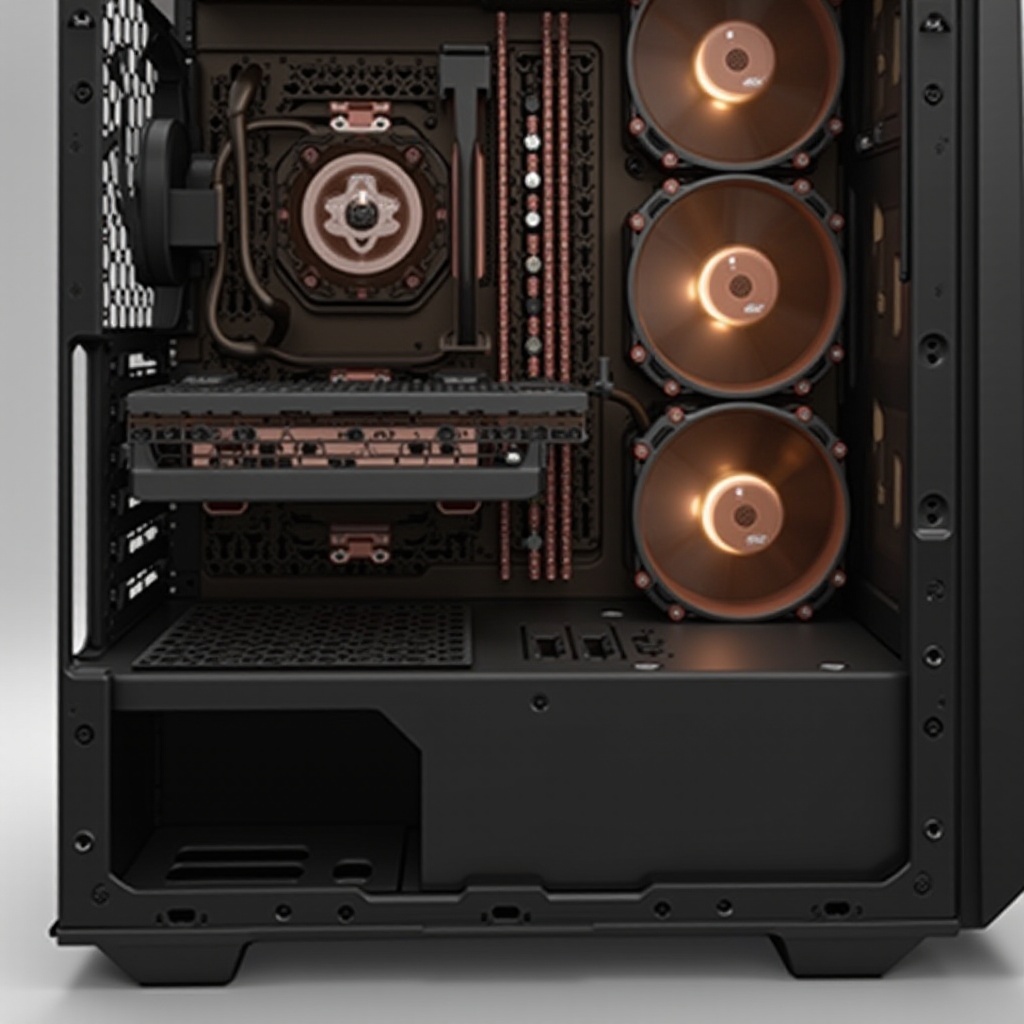 mejor caja de PC para combinar con los ventiladores Noctua de 120 mm