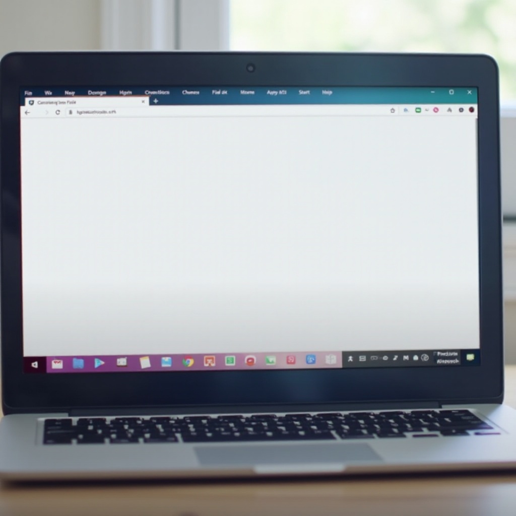 إزالة الأيقونة من الصف العلوي من شريط المهام في جهاز Chromebook