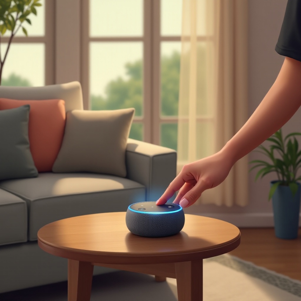 وضع إعداد Echo Dot