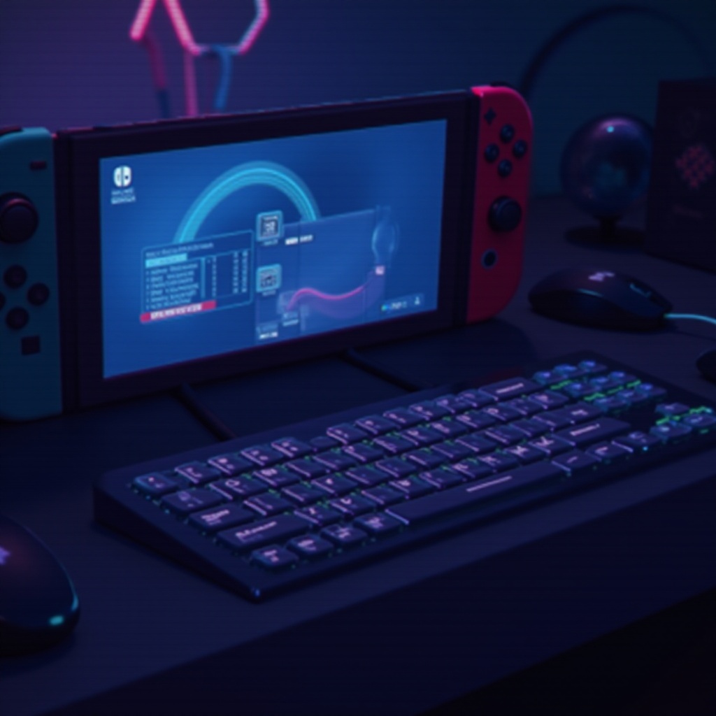 clavier et souris pour Nintendo Switch