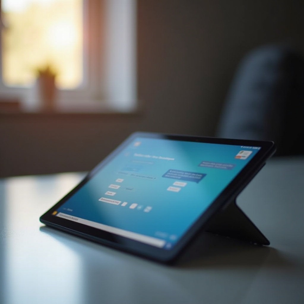 la tablet Samsung Galaxy no puede enviar mensajes de texto