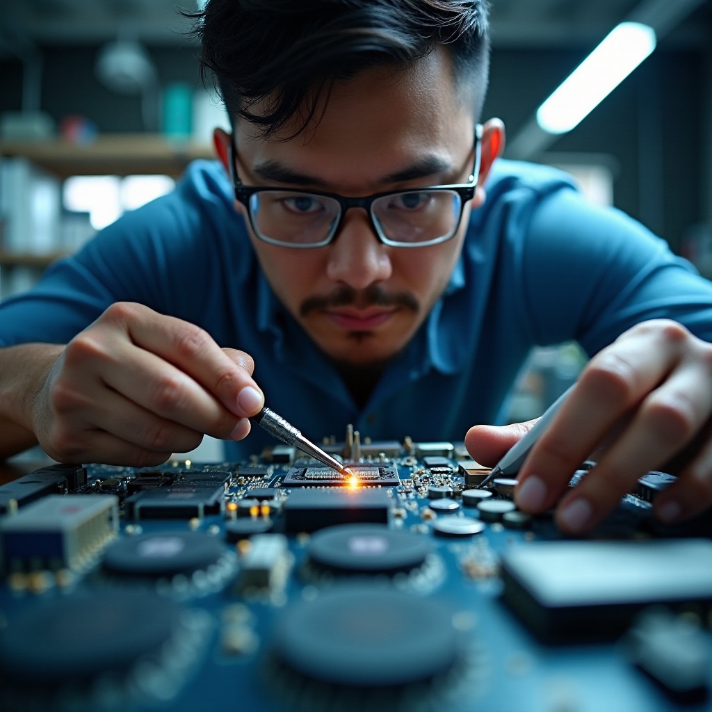 Diagnose des neuen Laptop-Motherboards
