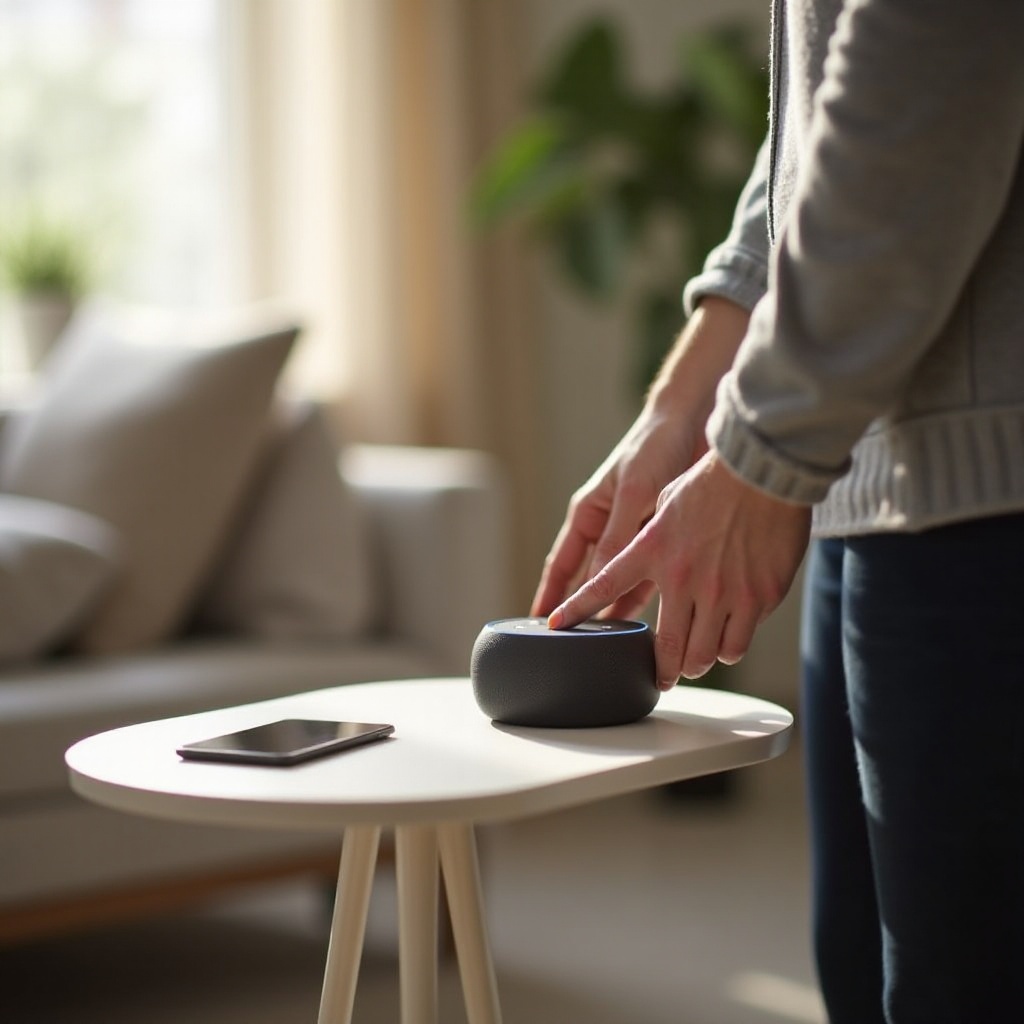 Echo Dot Einrichtungsmodus