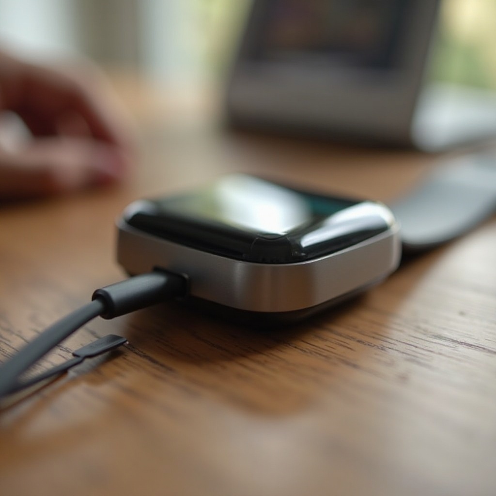 cómo cargar un reloj inteligente Fitbit